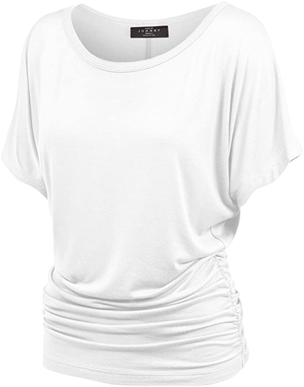 MBJ Women's Solid Short Sleeve Boat...