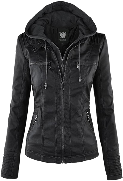 Lock and Love Women's Removable Hoo...